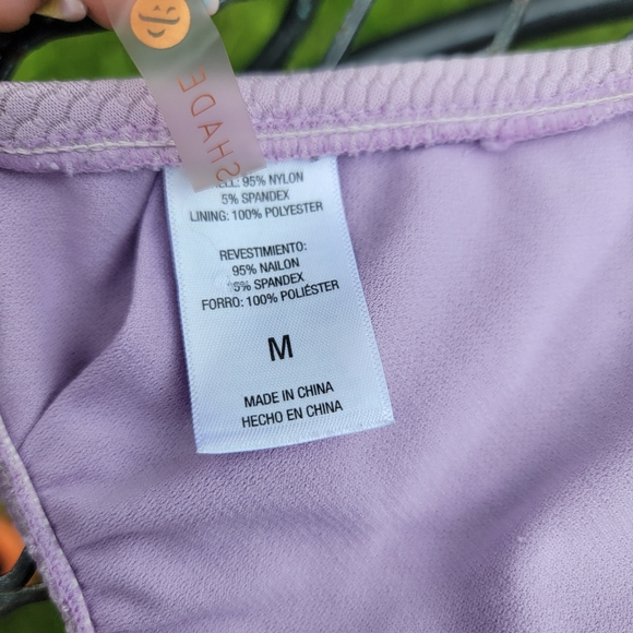 Shade & Shore periwinkle purple bikini 2 pc Sz M - Picture 9 of 10